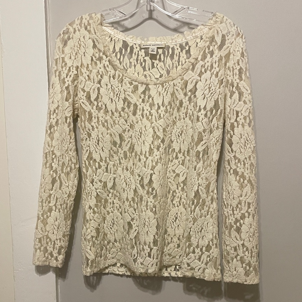 Banana Republic Lace Top